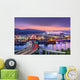 Charleston West Virginia USA Skyline Evening Wall Decal