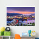 Charleston West Virginia USA Skyline Evening Wall Decal