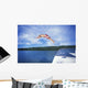 Diving Into A Lake Wall Mural