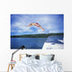 Diving Into A Lake Wall Mural