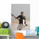 Man Carrying Kitesurfing Board Wall Mural