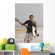 Man Carrying Kitesurfing Board Wall Mural