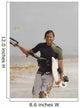 Man Carrying Kitesurfing Board Wall Mural