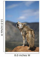 Coyote Howling From High Point Wall Mural