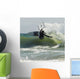 Kitesurfer Catching A Wave Wall Mural