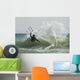 Kitesurfer Catching A Wave Wall Mural