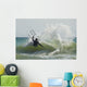 Kitesurfer Catching A Wave Wall Mural