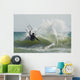 Kitesurfer Catching A Wave Wall Mural