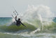 Kitesurfer Catching A Wave Wall Mural