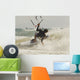 Kitesurfer Catching A Wave Wall Mural
