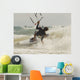 Kitesurfer Catching A Wave Wall Mural