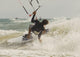 Kitesurfer Catching A Wave Wall Mural
