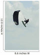 Kitesurfer In Mid-Air Wall Mural