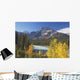 Athabasca River In Autumn, Jasper National Park, Alberta, Canada Wall Mural