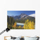 Athabasca River In Autumn, Jasper National Park, Alberta, Canada Wall Mural