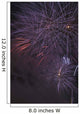 Fireworks, Crowsnest Pass, Alberta, Canada Wall Mural