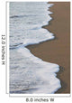 Surf On Beach, Salt Pond Beach Park, Kauai, Hawaii, Usa Wall Mural