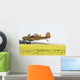 Crop Duster Spraying Flowering Canola Field Wall Mural