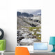 Mountain Stream And Mountains Wall Mural