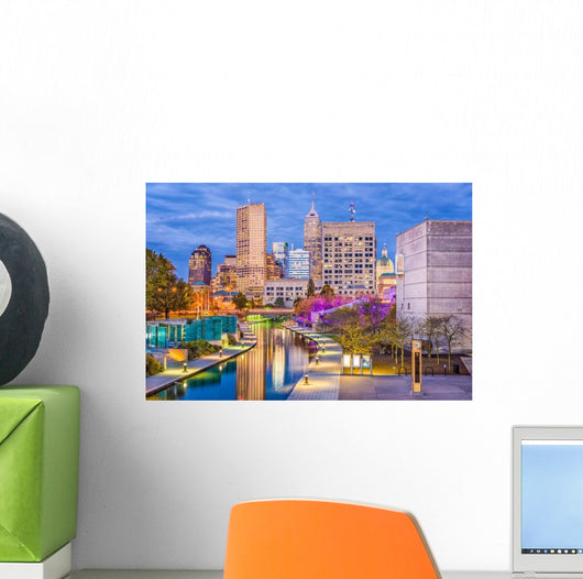 Indianapolis Indiana USA Skyline Wall Decal