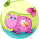 Hippo Wall Decal