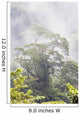 Mist Over A Rainforest, Republic Of Costa Rica Wall Mural