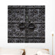 Door Handles On Ornate Metal Doors Wall Mural