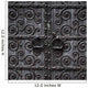 Door Handles On Ornate Metal Doors Wall Mural