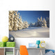 Winter Scene, Mount Hood, Oregon Cascades, Oregon, Usa Wall Mural