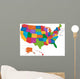 Usa Map Wall Mural