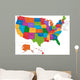 Usa Map Wall Mural
