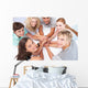 Teens Playing Floor Hands Wall Mural