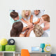 Teens Playing Floor Hands Wall Mural