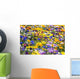 Wildflowers, Mount Hood, Oregon, Usa Wall Mural