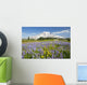 Wildflowers In Paradise Park With Mount Rainier In The Background Wall Mural