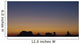 Silhouette Of Rock Formations At Sunset Wall Mural
