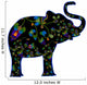 Patterned Elephant Wall Decal