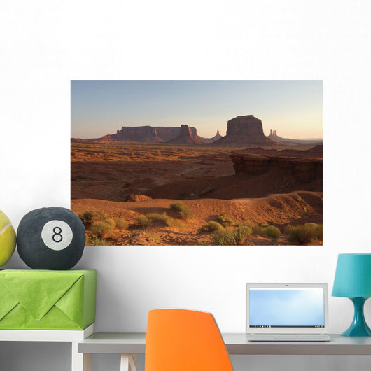 Utah Arizona Border America Wall Mural