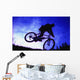 A Bicycle Stunt Wall Mural