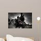 Steam Locomotive in the Rain Wall Mural