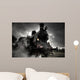 Steam Locomotive in the Rain Wall Mural