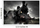 Steam Locomotive in the Rain Wall Mural