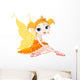 Little Orange Fairy Ballerina Wall Decal