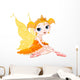Little Orange Fairy Ballerina Wall Decal