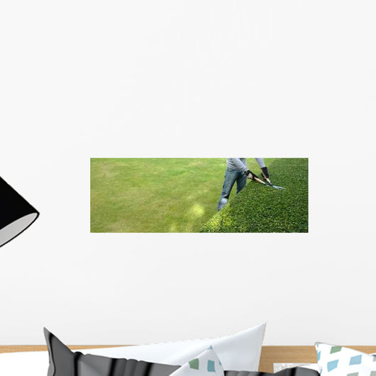 Pruning Hedge Wall Decal