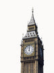 12 o'clock. Big Ben, London, UK. Wall Decal