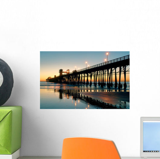 oceanside sunset Wall Mural