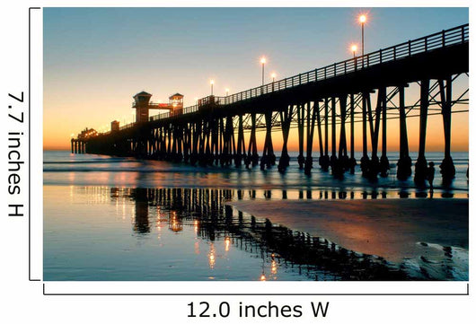 oceanside sunset Wall Mural