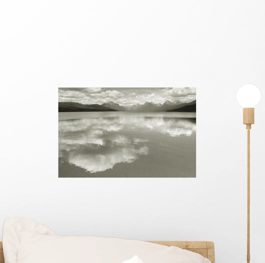 Lake Mcdonald--Homage to Ansel Adams Wall Mural
