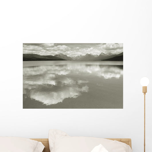 Lake Mcdonald--Homage to Ansel Adams Wall Mural